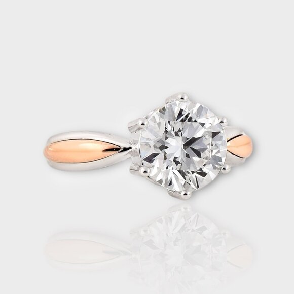 3 Carat Lab Grown Diamond Ring - Picture 3 of 8